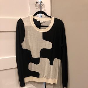 Black and white DVF Sweater